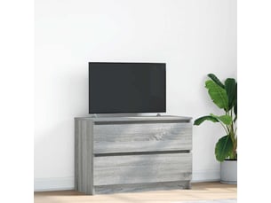 Meuble tv coloris gris 80 cm <strong></strong>  <strong></strong>