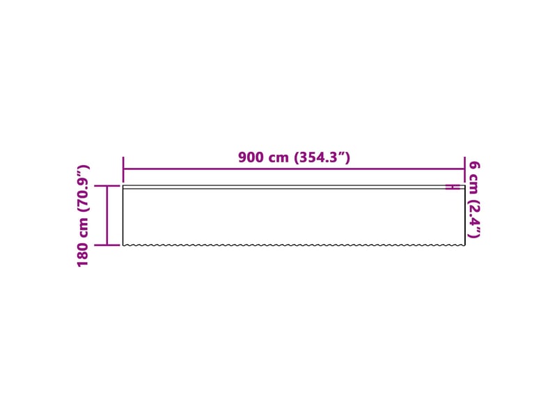 Rideau en dentelle, rideau ajouré, voilage blanc 180 x 900 cm polyester cf43706 - Conforama E
