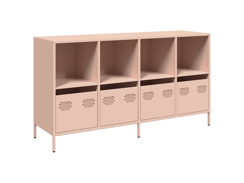  Buffet - bahut - meuble de rangement rose 135x39x73,5 cm acier laminé à froid  - Conforama A