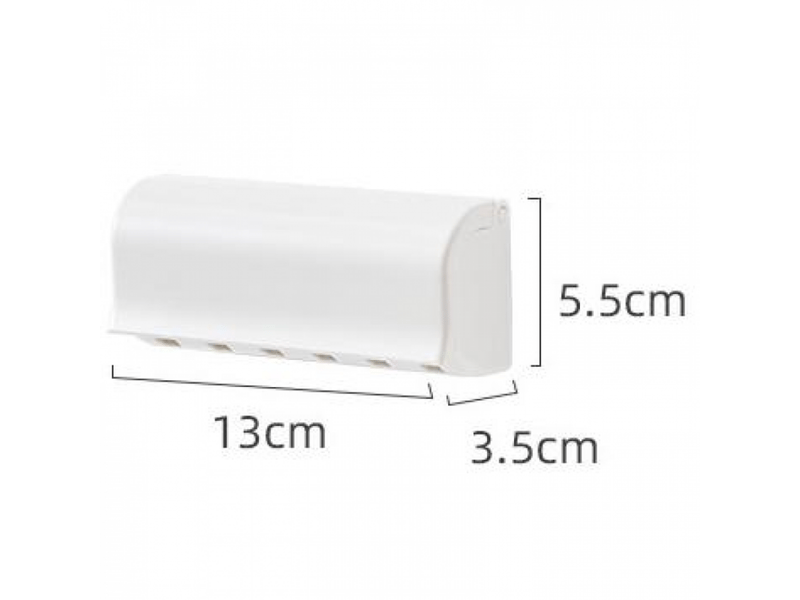  Porte-brosse à dents mural avec couvercle pour douche, organisateur peu encombrant pour camping-car, support de brosse à dents auto  - Conforama E