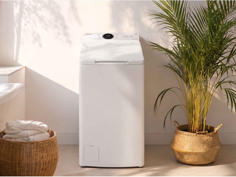 Lave linge ouverture dessus MIDEA MF100T70A/W-FR - Conforama Y