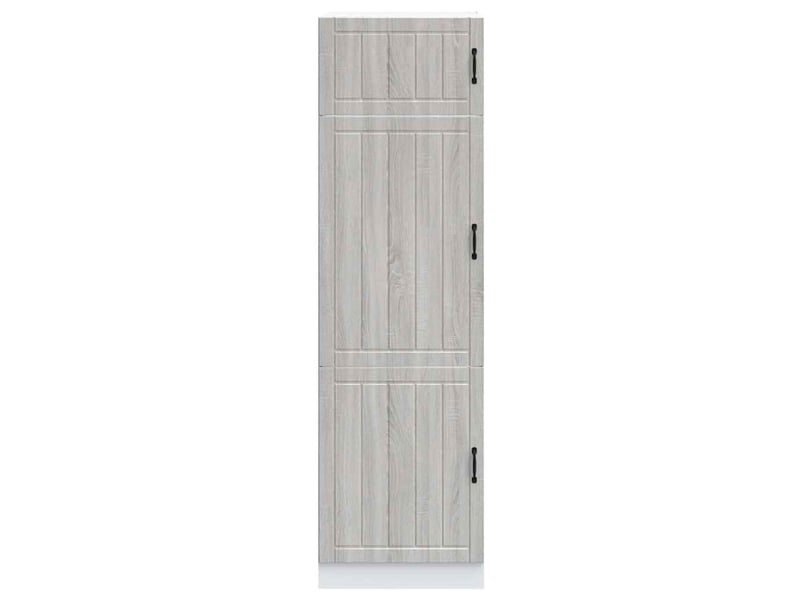  Meuble de rangement, armoire de cuisine lucca sonoma gris bois d'ingénierie  - Conforama C