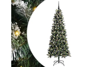 Sapin de noël artificiel, arbre de noël vert 180 cm pvc, plastique et acier shl3124
