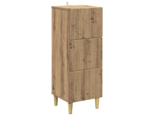 Armoire de rangement bureau, armoire à tiroirs 33 x 34.5 x 90 cm bois d'ingénierie shl8585
