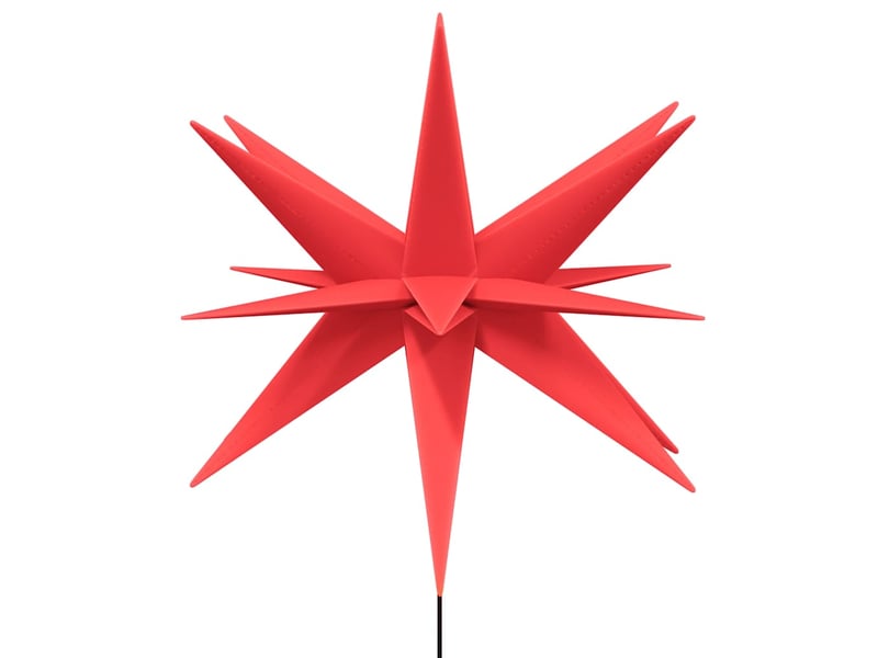  Lumière de noël avec piquet led pliable rouge 57 cm  - Conforama D