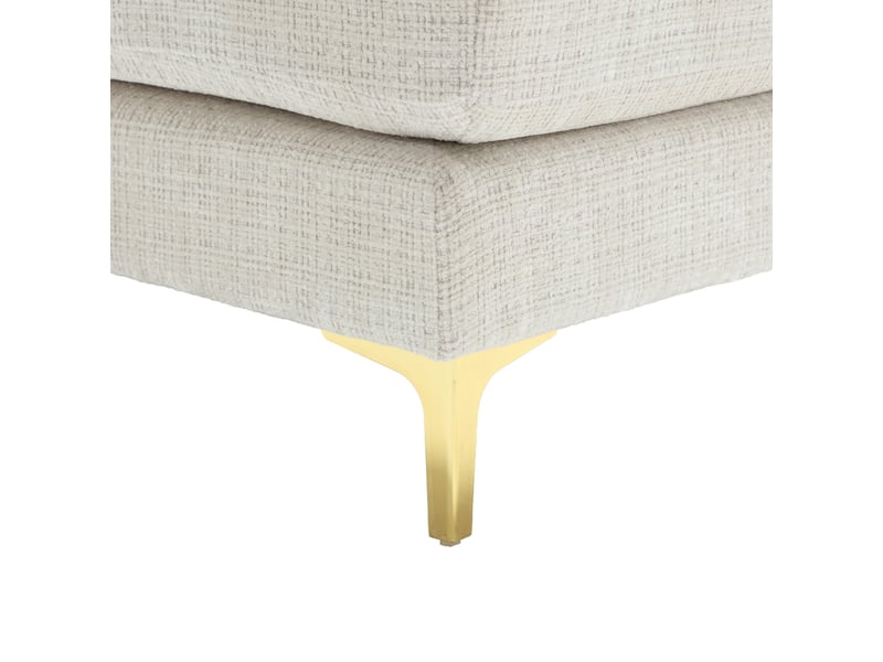 Canapé droit 4 places en tissu beige, 272 cm, modulable W2845S00019 - Conforama W