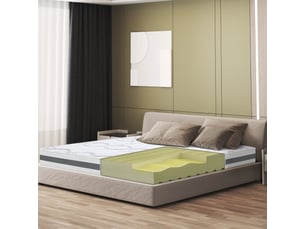 Matelas 90x220 cm <strong>THE WHITE STONE</strong> <strong></strong> Mousse soutien Ferme épaisseur 20 cm