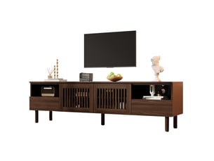 Meuble tv coloris marron 180 cm <strong>HAVRYA</strong>  <strong></strong>