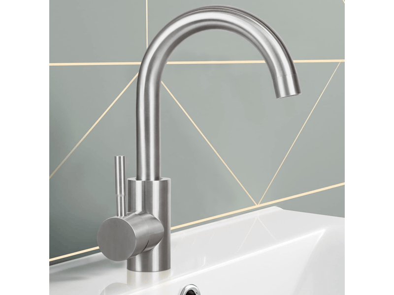  Nettlife mitigeur de lavabo chrome inox, haute pression  - Conforama A