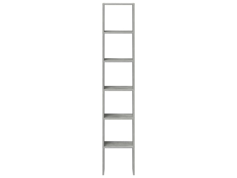  Bibliothèques 2 pcs empilable gris béton bois d'ingénierie  - Conforama D
