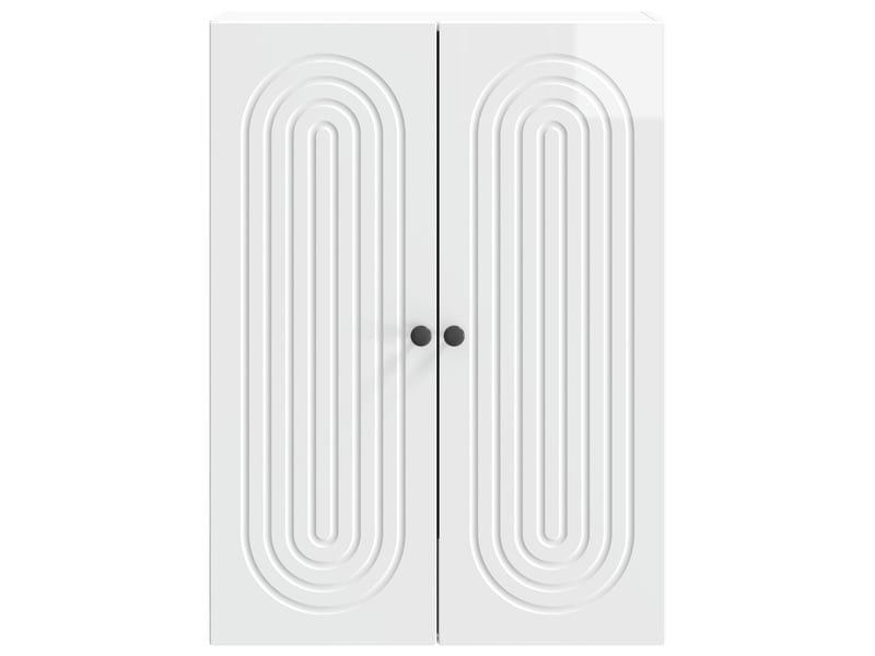  Armoire murale salon, meuble de rangement blanc brillant 66 x 34,5 x 90 cm shl5576  - Conforama D