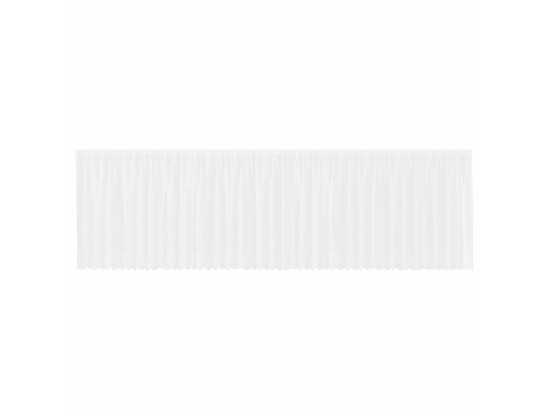 Rideau en dentelle, rideau ajouré, voilage blanc 180 x 900 cm polyester cf43706 - Conforama A