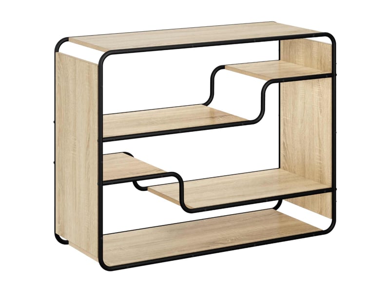  Buffet salon, buffet de rangement chêne sonoma 98x37,5x75,5 cm bois d'ingénierie  - Conforama A