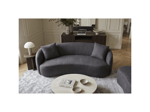 Canapé droit fixe <strong>MEUBLORAMA</strong> <strong></strong> 2 places Velours gris