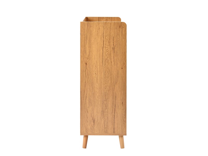  Meuble à chaussures 90x35x99 cm, large capacité rangement, étagères ajustables, design minimaliste blanc  - Conforama D