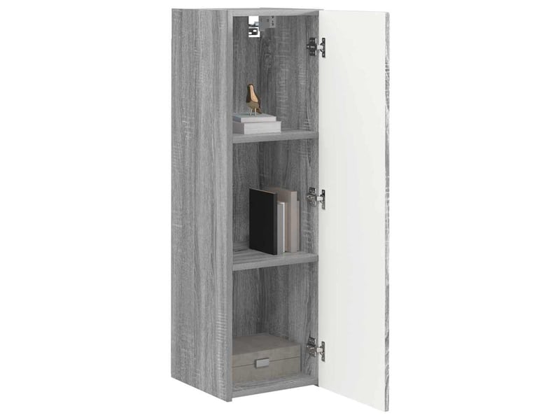  Meuble tv - banc tv - meuble de rangement mural 30 x 31 x 100 cm gris sonoma bois d'ingénierie  - Conforama C