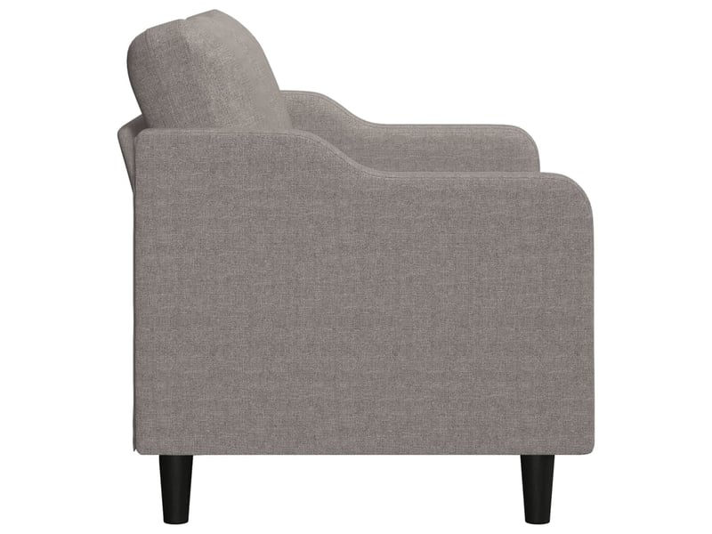  Canapé droit, sofa, canapé à 2 places taupe 140 cm tissu cf20378  - Conforama D