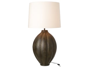 Lampe à poser design ulysse 63cm marron