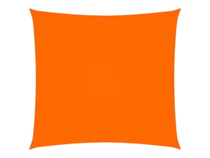 Voile de parasol - voile d'ombrage tissu oxford carré 2x2 m orange