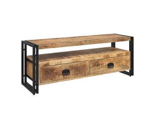 Meuble tv coloris marron 120 cm <strong></strong>  <strong></strong>