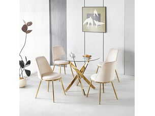 Ensemble table rond(e)    <strong>COVREO </strong> <strong></strong> 