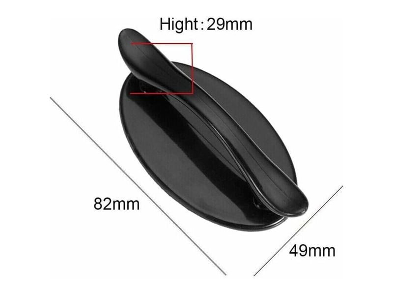  Pack de 4 poignées adhésives blanches et noires, tirants pour fenêtres, portes coulissantes et accessoires de réfrigérateur  - Conforama B