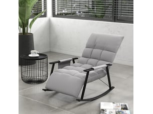 Pouf / repose pied WISHDOR gris
