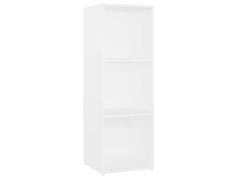  Meuble tv - banc tv - meuble de rangement blanc 107x35x37 cm bois d’ingénierie  - Conforama E