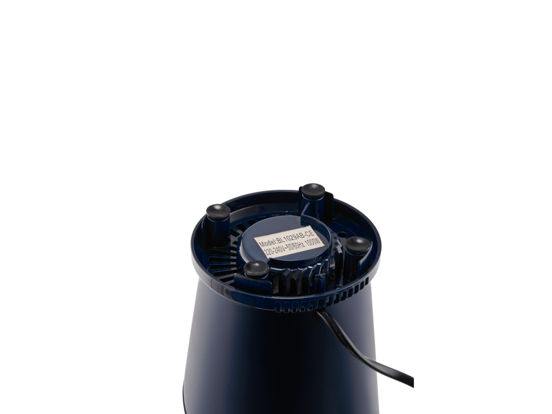  Super blender 1000 w avec 2 bols san 700500 ml, 3 modes blend mix grind, pulse et turbo bleu midnight MUC-BKS2V - Conforama E