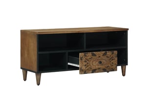 Meuble tv coloris marron 100 cm   