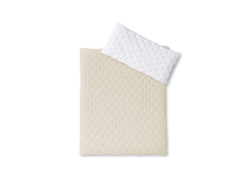  Berceau pliant en hêtre avec matelas - gaufré interbaby - beige MINITI001-05 - Conforama C
