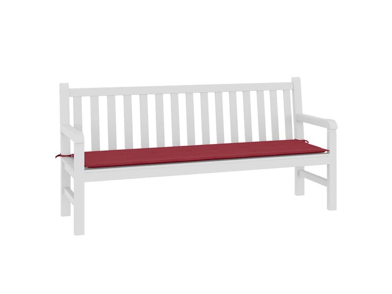  Coussin de banc de jardin, coussin d'assise rouge bordeaux 180x50x3 cm cf52814  - Conforama C