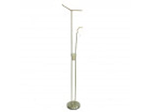 Lampadaire fabrilamp betelgeuse led intégrée coloris cuir 180 x 25,5 x 25,5 cm