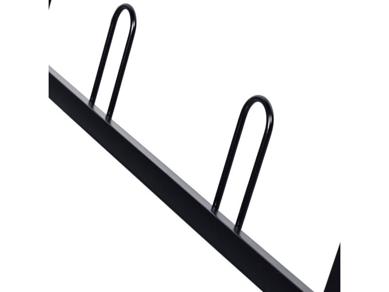  Étendoir à linge pliant avec ailes réglables 104,5 x 171 x 58 cm capacité 12 kg pratique design en acier noir 13_0018995  - Conforama D