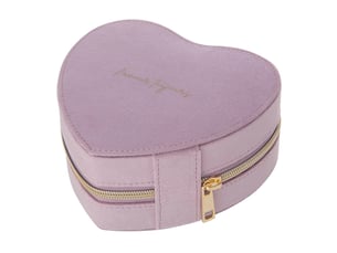 Boîte à bijoux cœur oto 15cm lilas