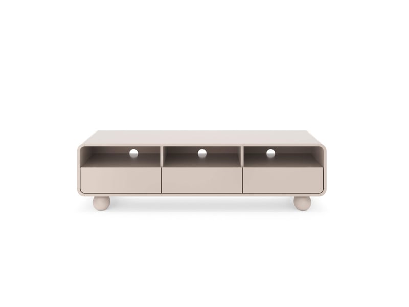  Meuble tv alba avec 3 tiroirs en bois 160cm ALBA - Conforama A