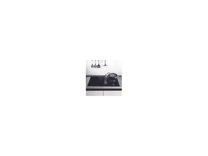 Table induction encastrable 38 cm noire 2 foyers avec booster et minuterie 7794606 - Conforama B