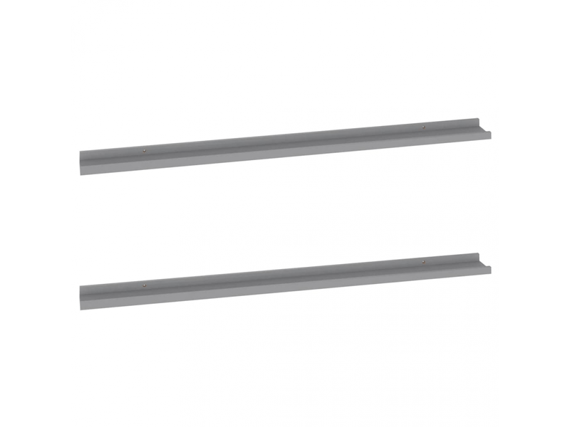  Étagères murales 2 unités gris 115x9x3 cm- comfortxl  - Conforama A
