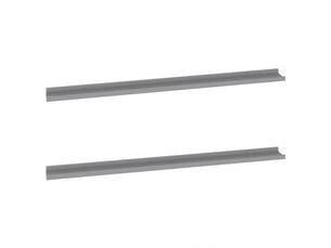Étagères murales 2 unités gris 115x9x3 cm- comfortxl