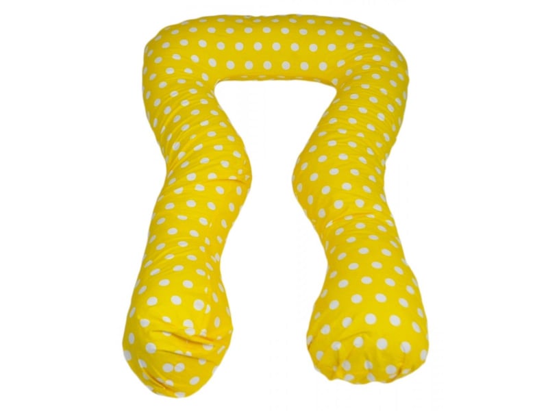  Coussin à usages multiples pois de jaune 4200430 - Conforama A