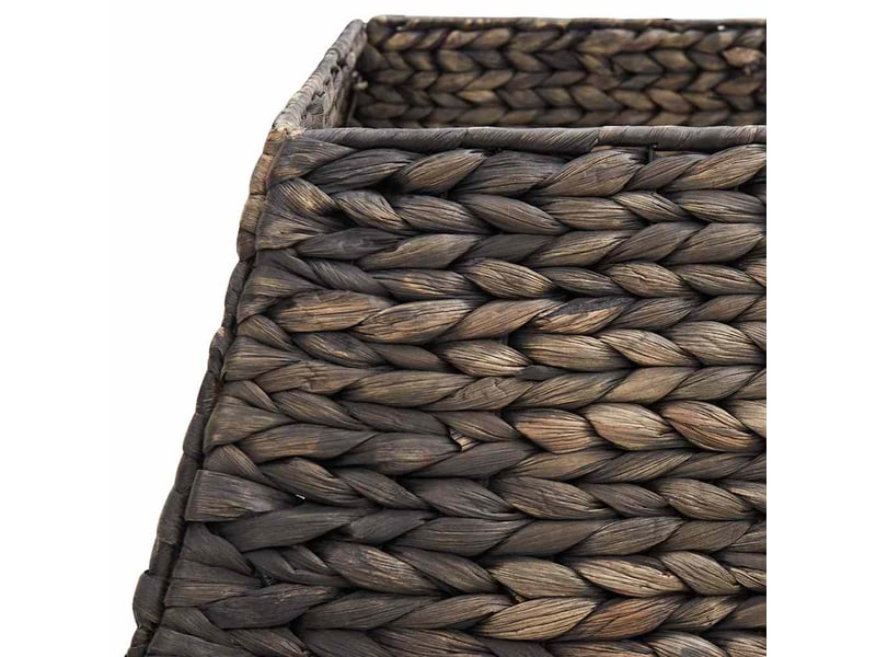  Collier de sapin de noël carré noir 60 x 60 x 28 cm  - Conforama E