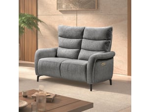 Canapé droit fixe <strong>ALTOBUY</strong> <strong>VARENNE</strong> 2 places Polyester gris