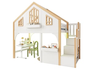 Lit mezzanine 90x200 cm VIVRYN coloris bicolore