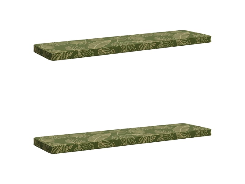  Lot de 2 coussins de banc, coussins d'assise vught 100 % polyester cf57703  - Conforama A