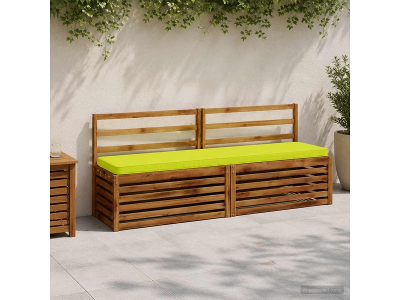 Coussin de banc, coussin d'assise, coussin pour chaisecanapé 1 pièce vught 100 % polyester vert vif. Cf52469 - Conforama B