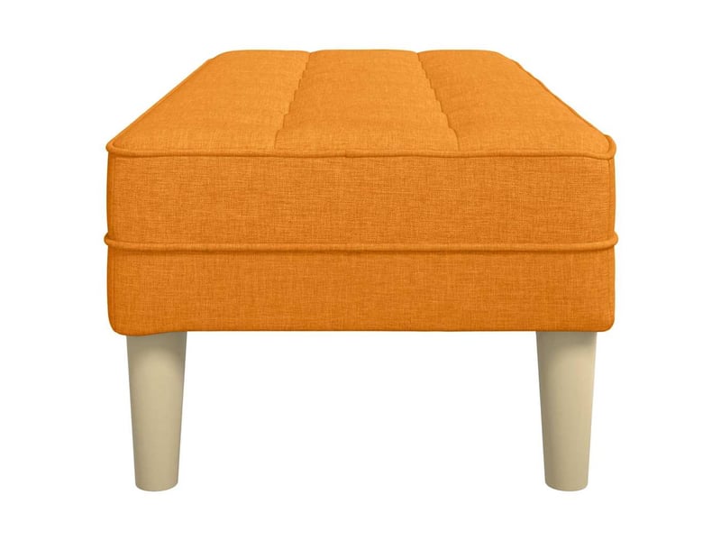  Banc chambre, banc de lit jaune foncé 113x57x39 cm tissu  - Conforama E