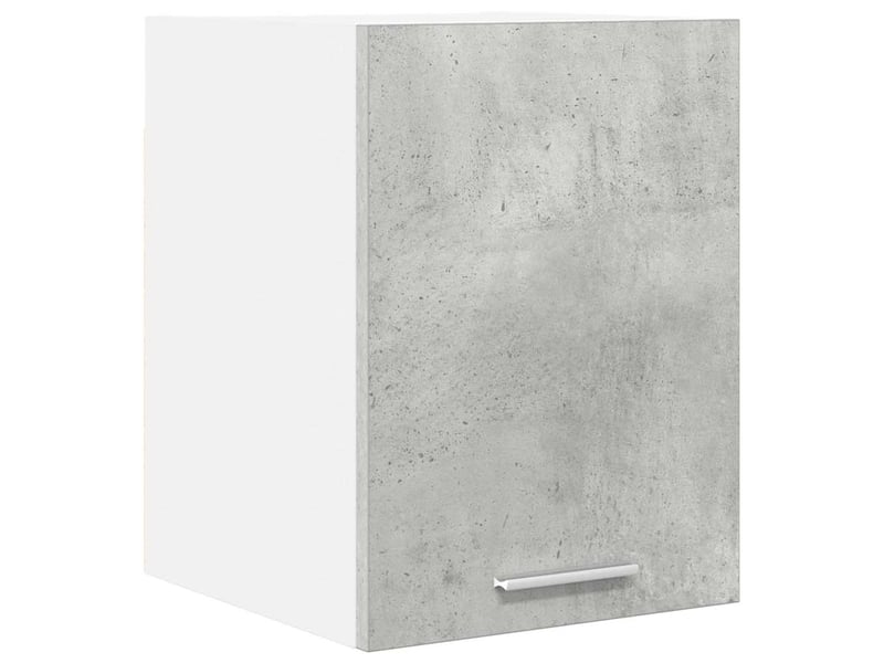  Meuble de rangement, armoire suspendue gris béton et blanc 30x31x40cm  - Conforama A