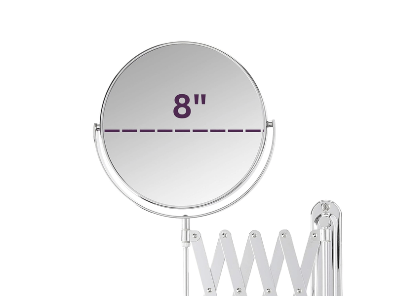  Miroir de maquillage mural double face - miroir de maquillage grossissant 10x  - Conforama B