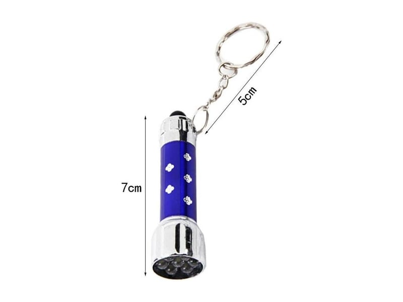 8 pièces led mini torche, lampes de poche keychain led keychain pour camping enfants party favors, lampe de voyage portable camping,pêche et autres ac - Conforama C