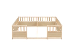 Lit 2 places 2x90x210 cm coloris naturel